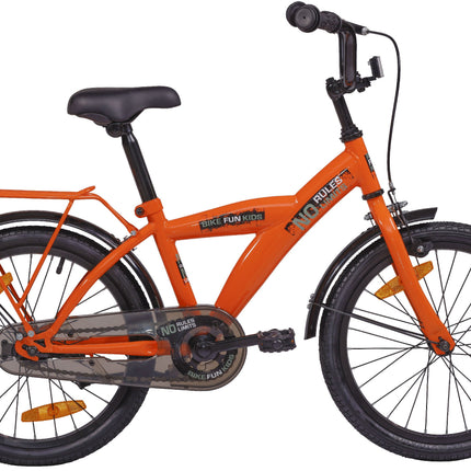 Kinderfiets 18" Bikefun No Rules - oranje