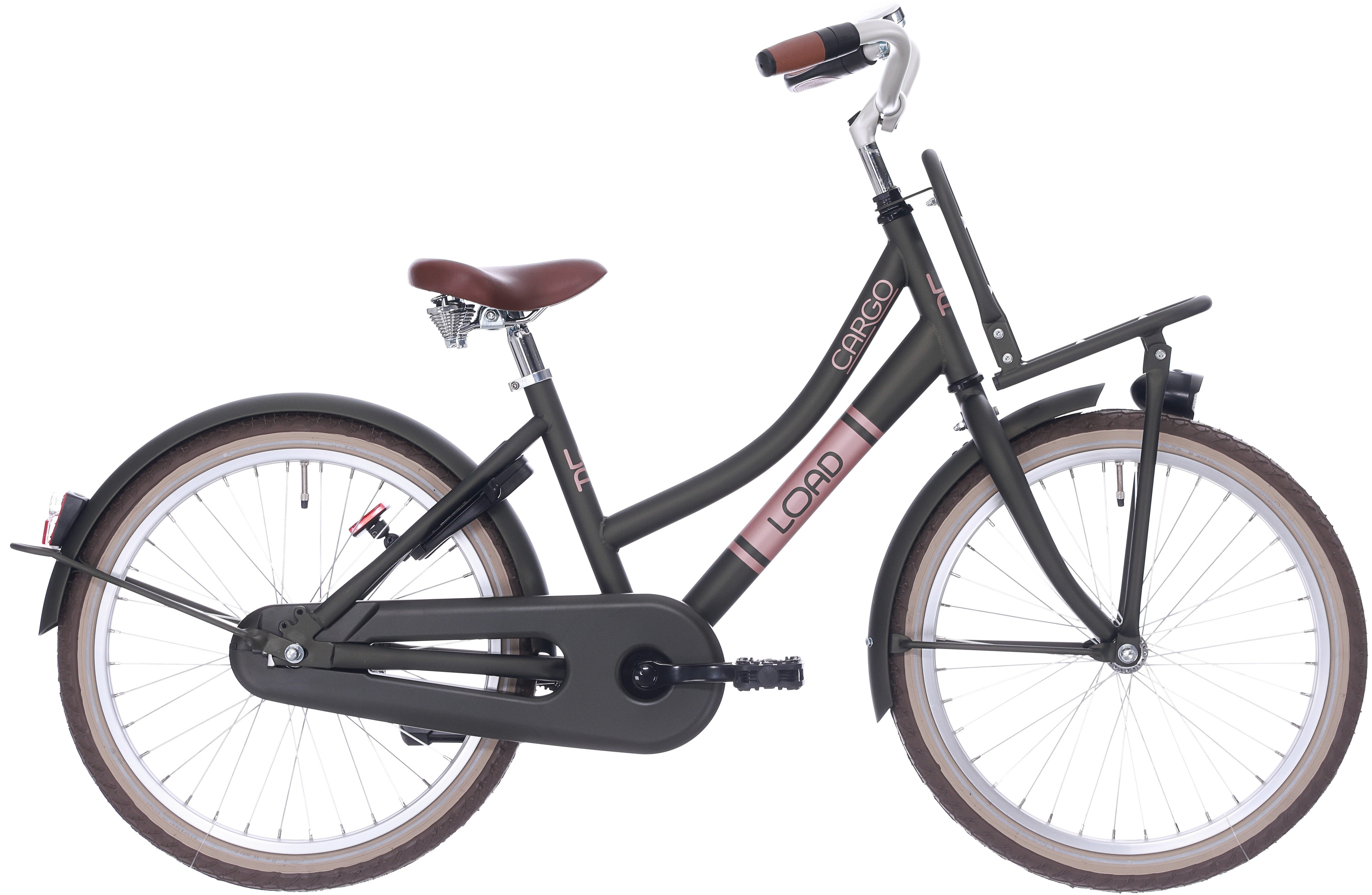 Kinderfiets 20" Bike Fun Load - mat groen