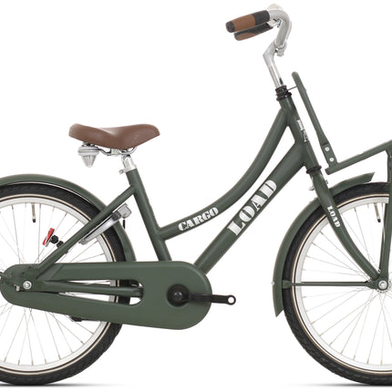 Bikefun Load 20" girls' bike with brake hub - khaki green
