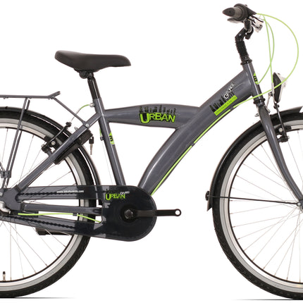 Bikefun 20" remnaaf Urban City - jongens - mat grijs