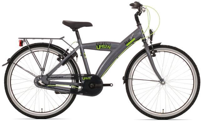 Bikefun 20" remnaaf Urban City - jongens - mat grijs