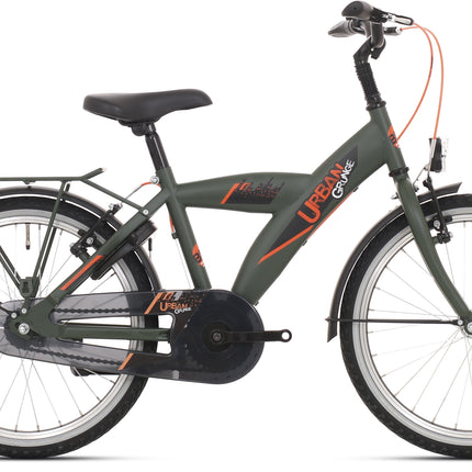 Bikefun 20" remnaaf Urban City - jongens - kaki green mat