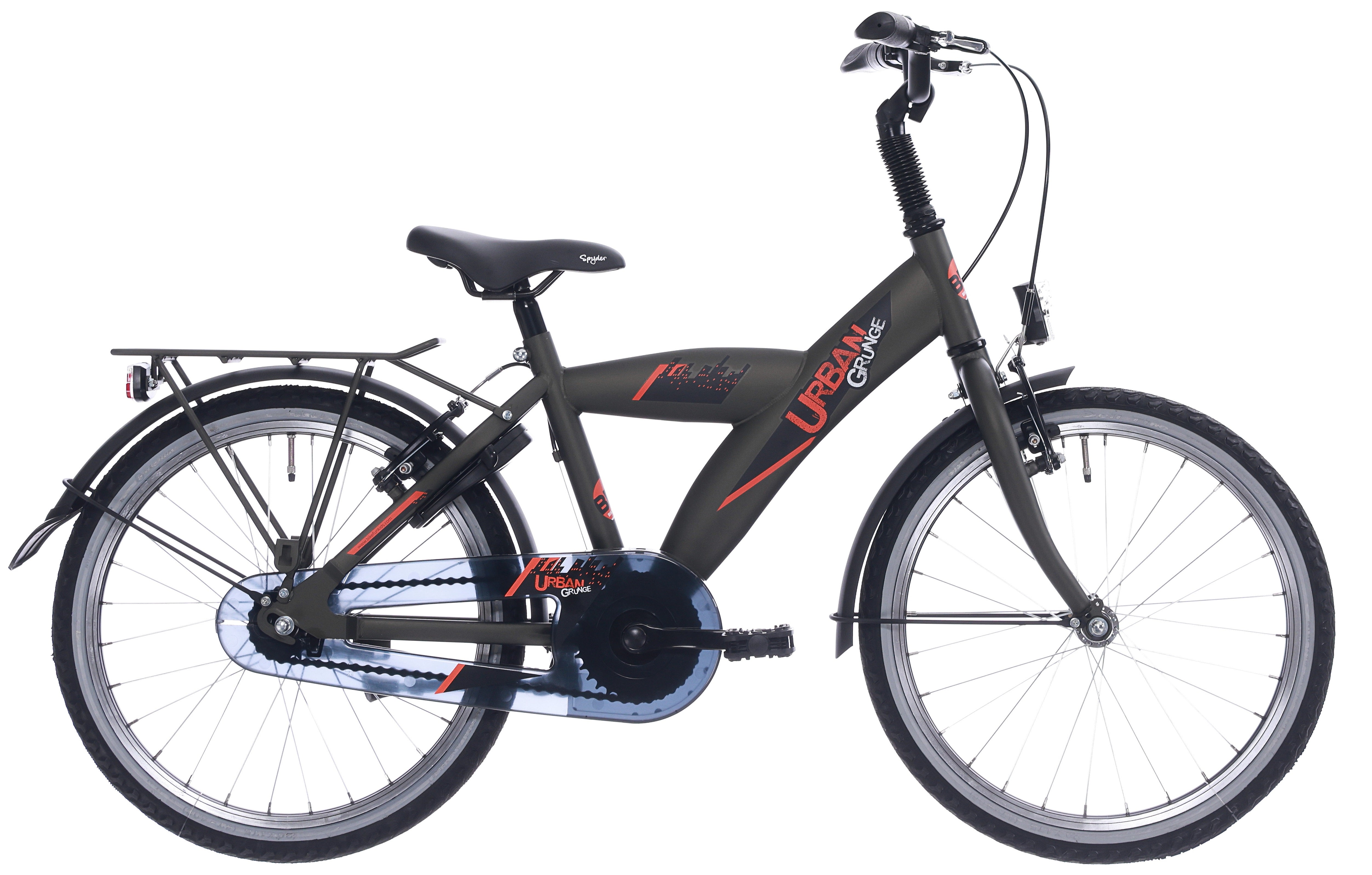 Kinderfiets 20" Bike Fun Urban - mat groen