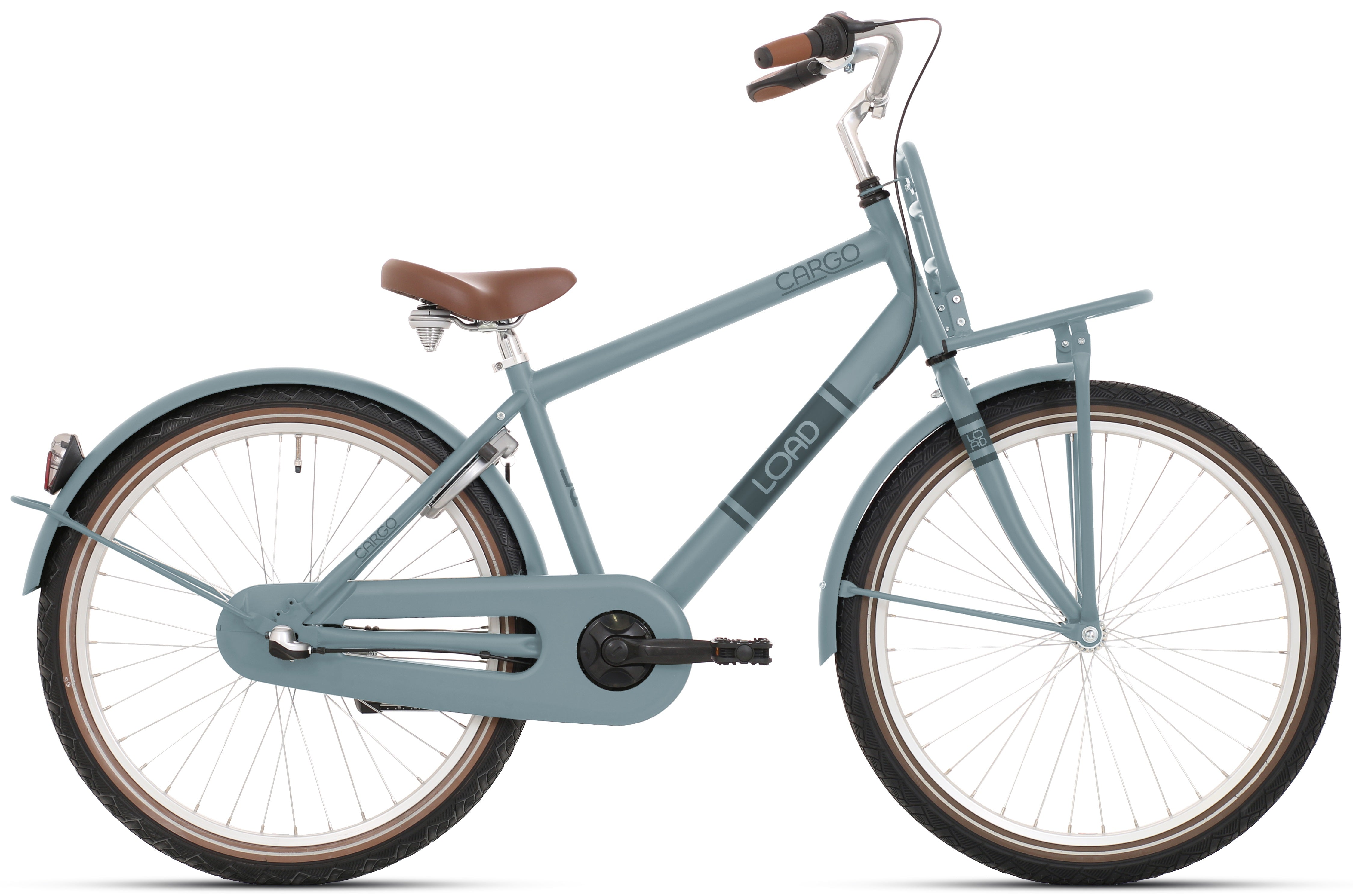 Kinderfiets Bikefun Load 24 inch 3 speed blauw