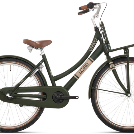 Kinderfiets Bikefun Load 24 inch met Nexus 3 versnelling/remnaaf - Elegance Mat Groen