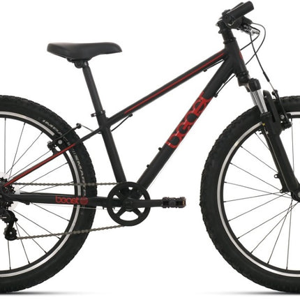 Bikefun 24" The Beast V-brake 21 speed - zwart/rood