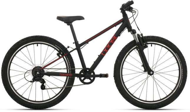 Bikefun 24" The Beast V-brake 21 speed - zwart/rood