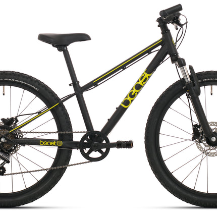 Bikefun 24" The Beast disc brake 6 speed - zwart/geel