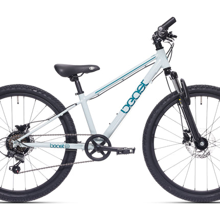 Kinderfiets Bikefun Beast 24 inch met Shimano 6 versnellingen en Disc-brakes - Seagrass