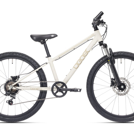 Kinderfiets Bikefun Beast 24 inch met Shimano 6 versnellingen en Disc-brakes - Kiezelgrijs