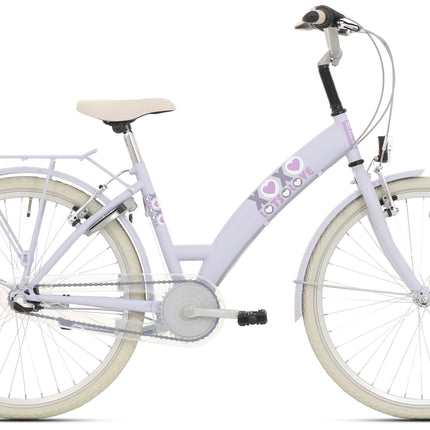 Bikefun 26 inch Meisjes Lots of Love - Nexus 3 - mat violet
