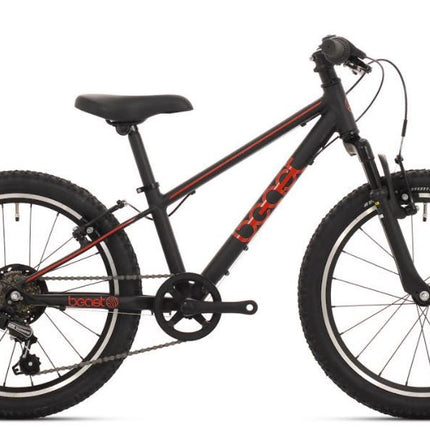 Kinderfiets Bikefun Beast 26 inch met Shimano 6 versnellingen en V-brakes - Zwart/Rood
