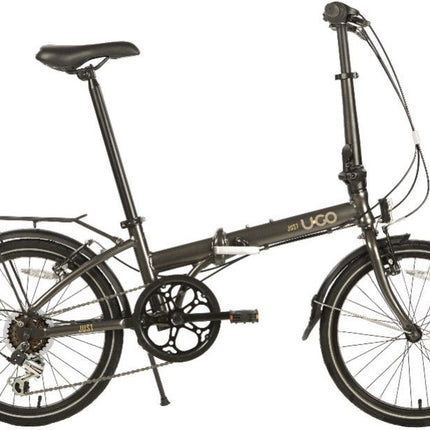 Vouwfiets 20" U-Go Just D6 V-brake - 6-speed derailleur - iron grey