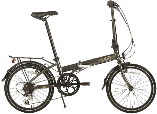 Vouwfiets 20" U-Go Just D6 V-brake - 6-speed derailleur - iron grey