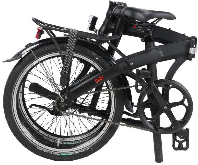Vouwfiets 20" U-Go Dare S1 Single speed - met V-brake/terugtraprem - smoke black
