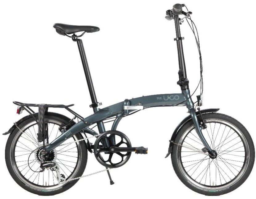 Vouwfiets 20" U-Go Dare D7 V-brake - 7 speed derailleur - ocean grey