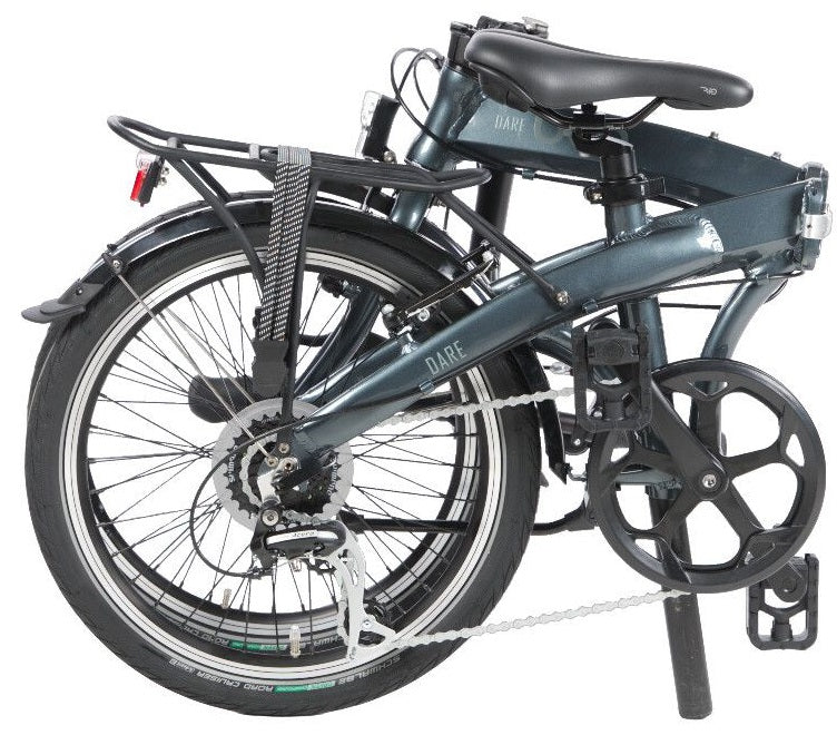 Vouwfiets 20" U-Go Dare D7 V-brake - 7 speed derailleur - ocean grey