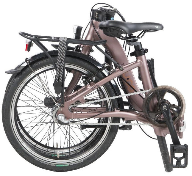 Vouwfiets 20" U-Go Now i3 met lage instap - V-brake - Nexus 3 speed - marroon brown