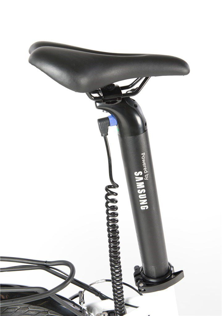 Elektrische vouwfiets 20" U-Go Now Ei7 met lage instap Nexus 7 speed - pearl white