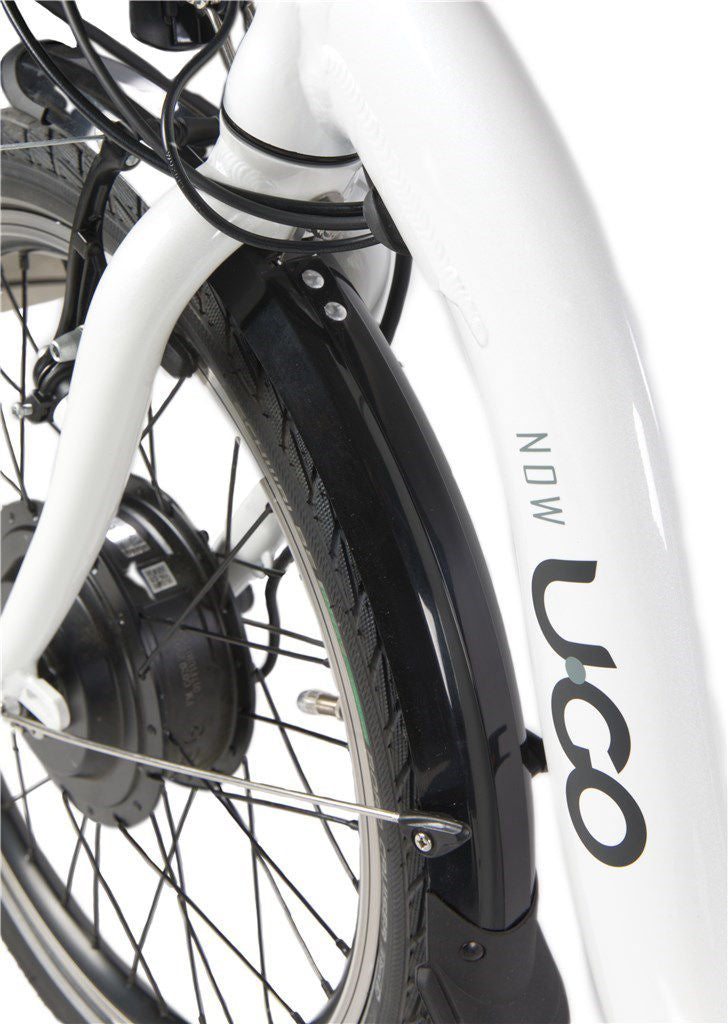 Elektrische vouwfiets 20" U-Go Now Ei7 met lage instap Nexus 7 speed - pearl white