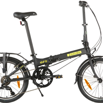 Vouwfiets 20" Dahon Hit D6  met V-brake - (pitch) mat zwart