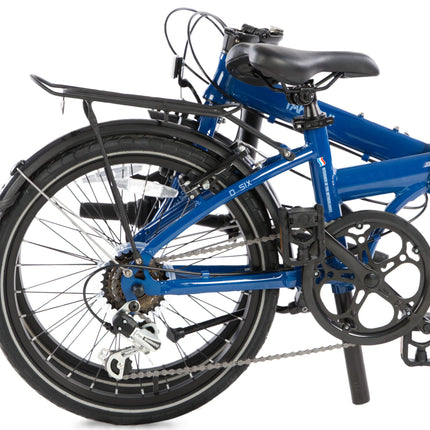 Vouwfiets 20" Takashi D SIX 6 versnellingen en velgremmen - navy blue