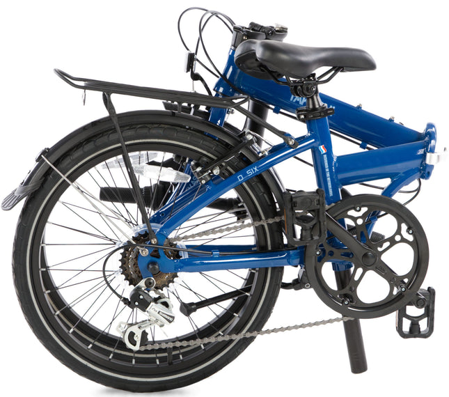 Vouwfiets 20" Takashi D SIX 6 versnellingen en velgremmen - navy blue