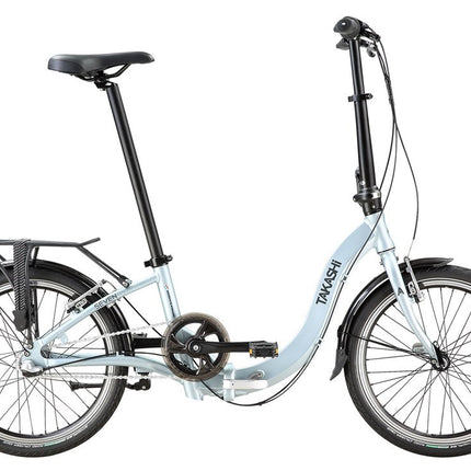 Vouwfiets 20" Takashi LE THREE 3 speed Shimano Nexus en velgremmen - atlantic grey