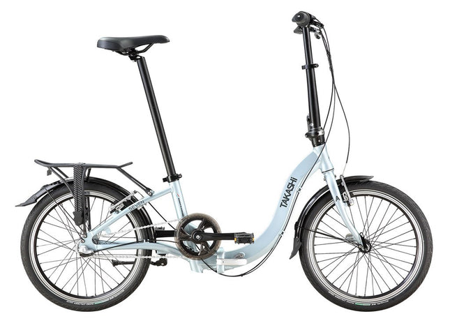 Vouwfiets 20" Takashi LE THREE 3 speed Shimano Nexus en velgremmen - atlantic grey
