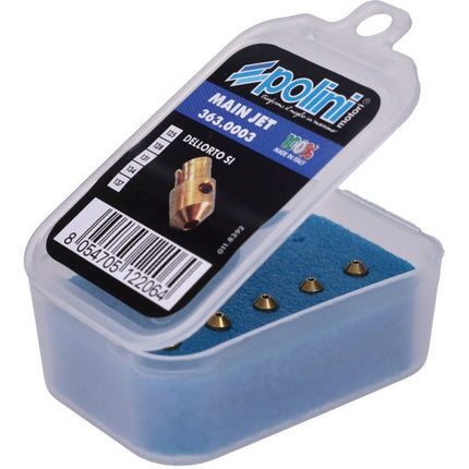Polini Dellorto SI jet kit 125-137 4mm 5pcs 363.0003