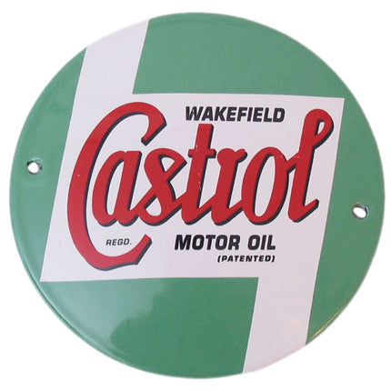 Emaille Bord ø10cm Castrol
