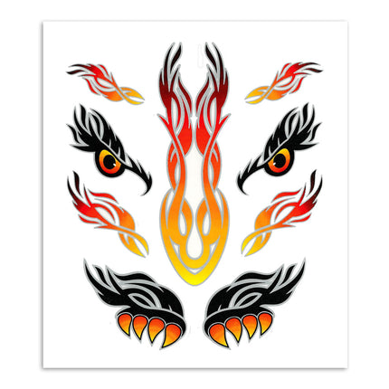 Stickerset tribal ogen Eyes tribal sticker