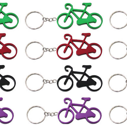 Porte-clés vélo en aluminium (12 pièces)