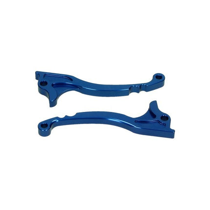brake lever set Power1 aluminum blue Power1 CNC Aerox