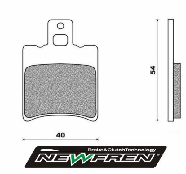 Brake pad set Newfren Aerox, BW, Jog, Neo, SR NT, SR OT FD0197