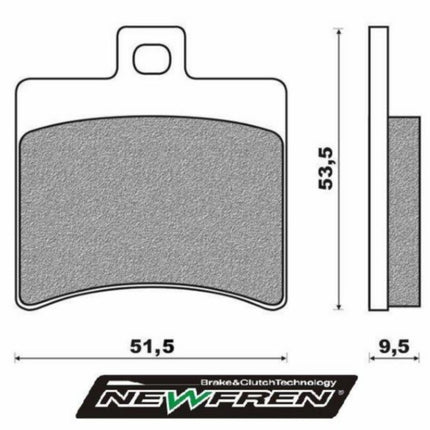 remblokset newfren achter sr2000, sr2000 ditech fd0267