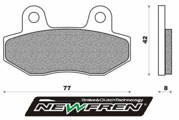 remblokset newfren voor agm VX50, china lx/napoli, gts toscana, mbx, nsr, speedfight 3, vx50 fd0358