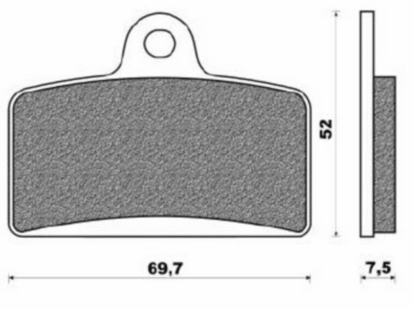 remblokset newfren v.a. 2009 gpr, rs, rs4 fd0380