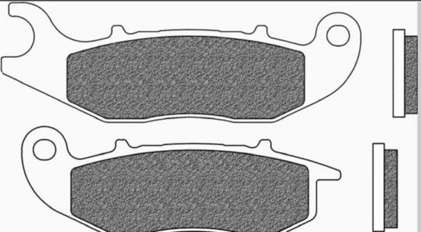 Jeu de plaquettes de frein Newfren pour GTS 300, PCX, E2, Liberty IGET, Medley 125 fd0444