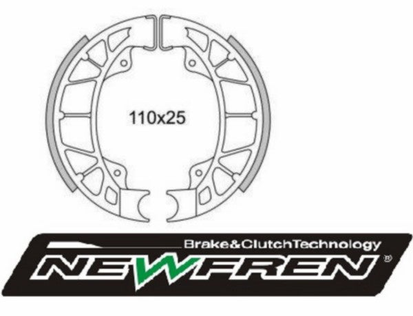 remsegmentset newfren (groot) lx, nrg, runner, typhoon va2008, vespa S, zip 4t (euro4), zip sp gf0261
