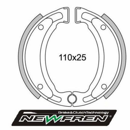 remsegmentset newfren bws, mbk booster, cpi, dt50r, f12r ac, generic, neo gf1200