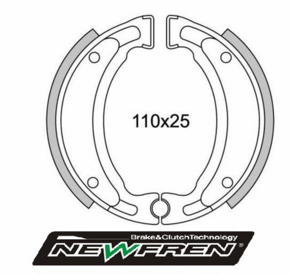 remsegmentset newfren bws, mbk booster, cpi, dt50r, f12r ac, generic, neo gf1200
