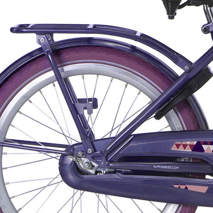 Alpina rear carrier 22 Clubb purple grey