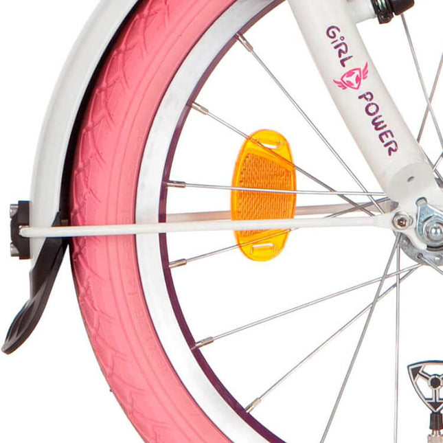 Alpina spatbordstang set 18 GP pure white