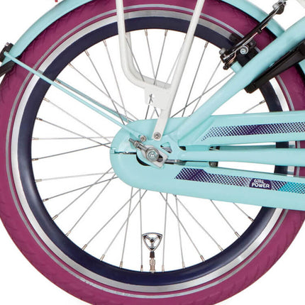 Roue arrière Alpina 20 moyeu à frein J19DB zinc violet spk