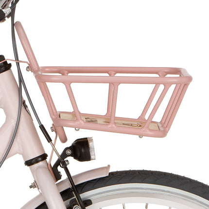 Alpina front carrier basket Mood desert pink mat