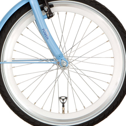 Alpina front wheel 22 J19DB matt white zinc spk
