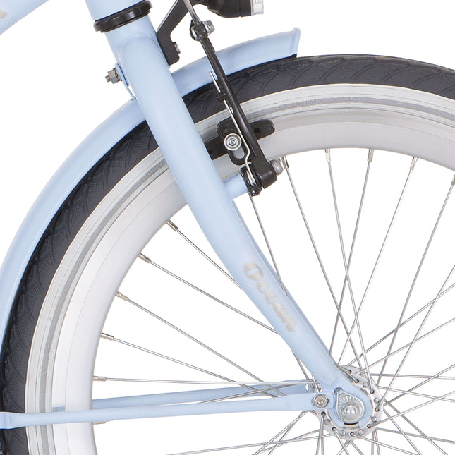 Alpina voorvork 20inch 1 1/8 Ocean ice blue matt