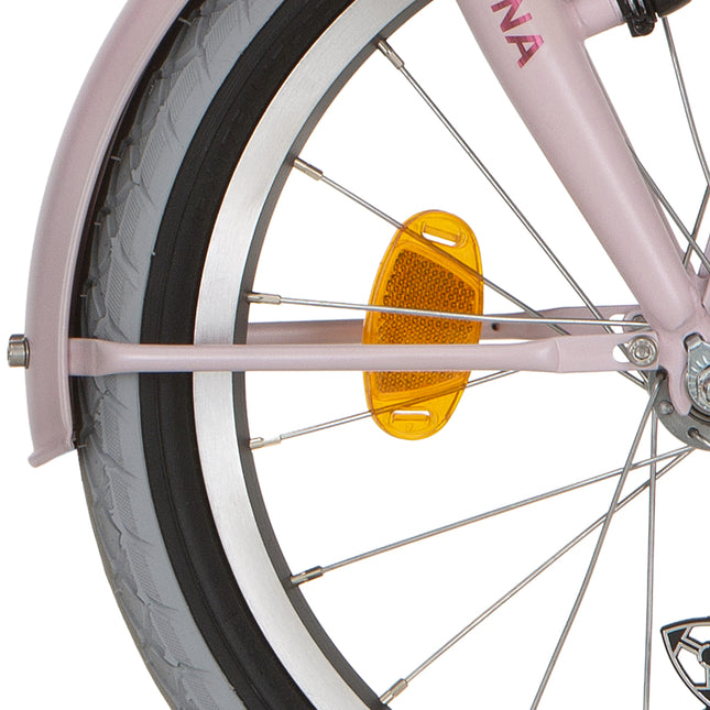 Alpina spatbordstang set 18 Cargo pearl pink met matt