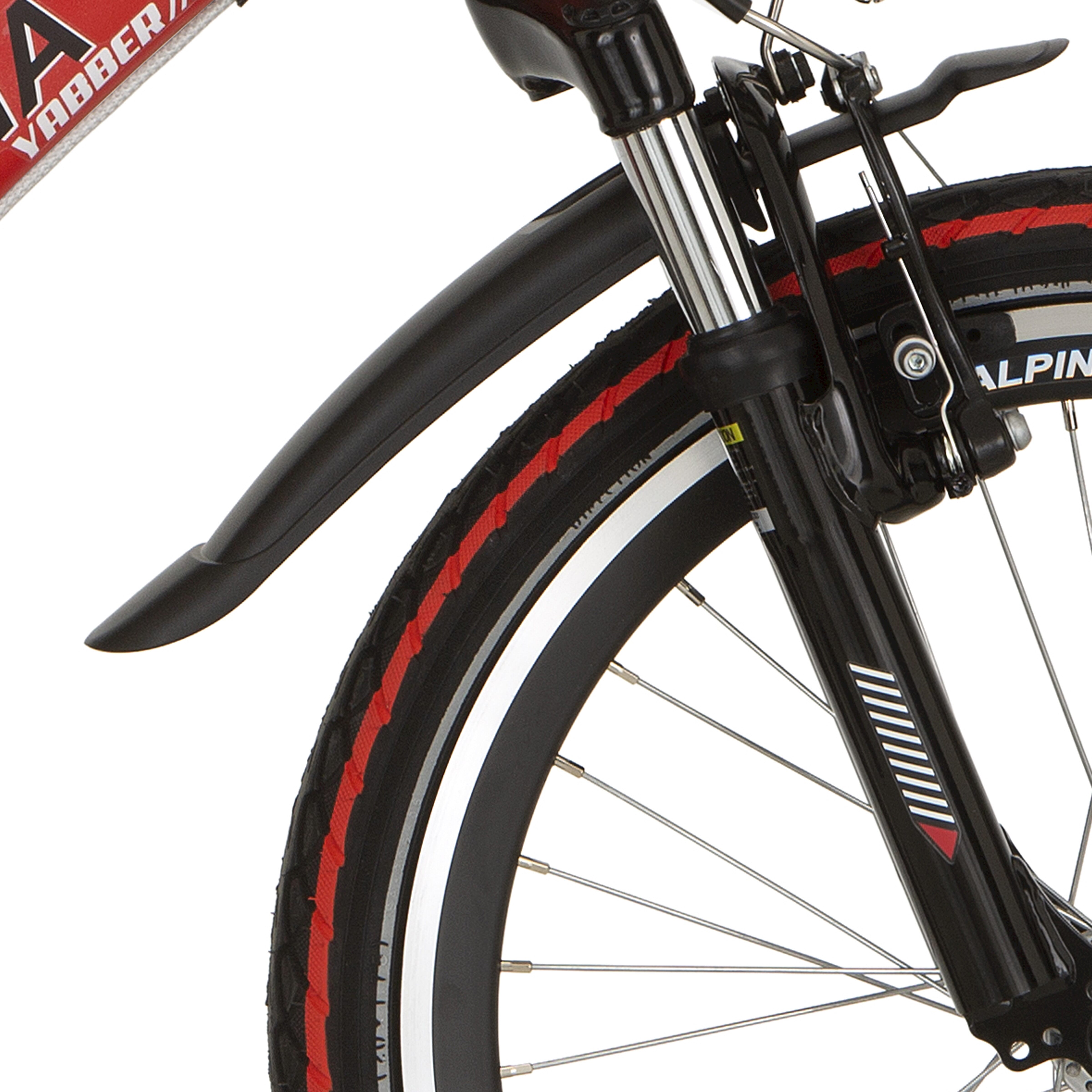 Alpina spatbord set Yabber 20-22 pvc black